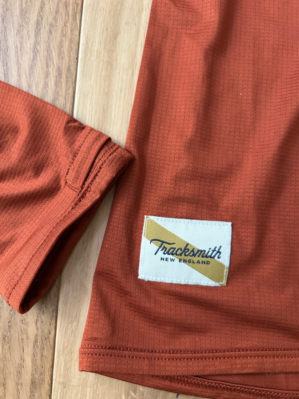 Tracksmith Twilight Long Sleeve Top - Spice - Picture 3 of 6